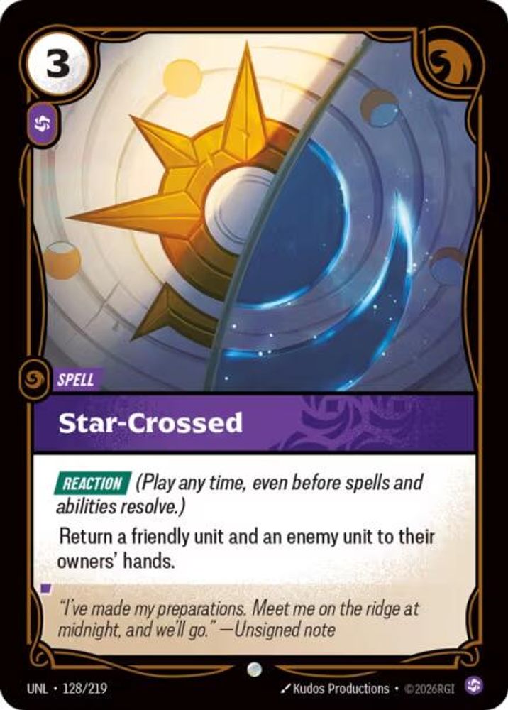 Star-Crossed (128/219) - [Unleashed ] (Riftbound TCG)