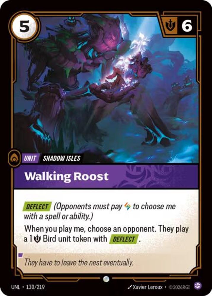 Walking Roost (130/219) - [Unleashed ] (Riftbound TCG)