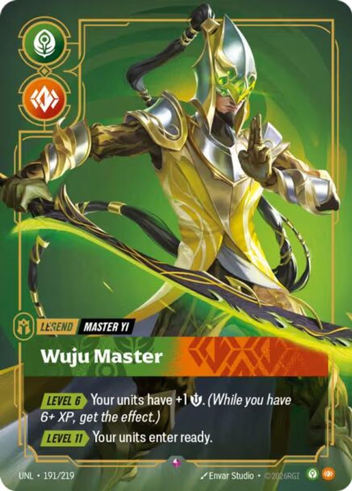 Master Yi - Wuju Master (191/219) - [Unleashed Foil] (Riftbound TCG)