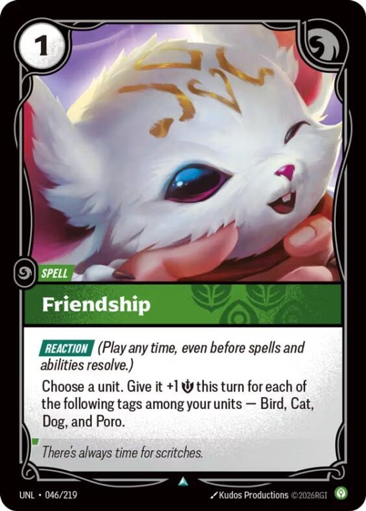 Friendship (046/219) - [Unleashed ] (Riftbound TCG)