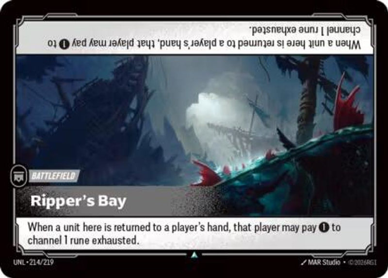 Ripper's Bay (214/219) - [Unleashed Foil] (Riftbound TCG)