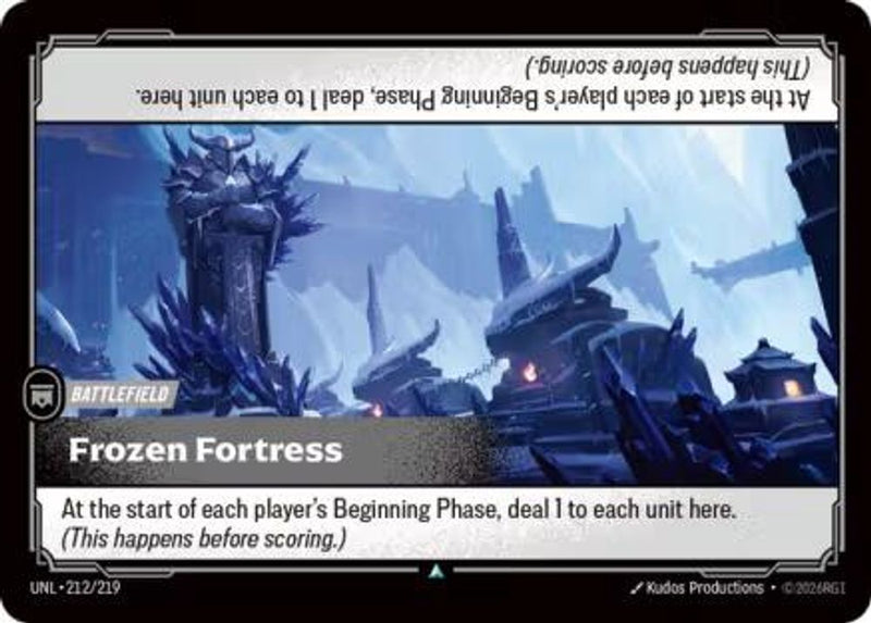 Frozen Fortress (212/219) - [Unleashed ] (Riftbound TCG)