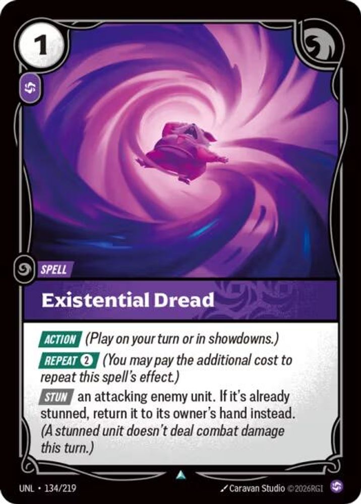 Existential Dread (134/219) - [Unleashed ] (Riftbound TCG)