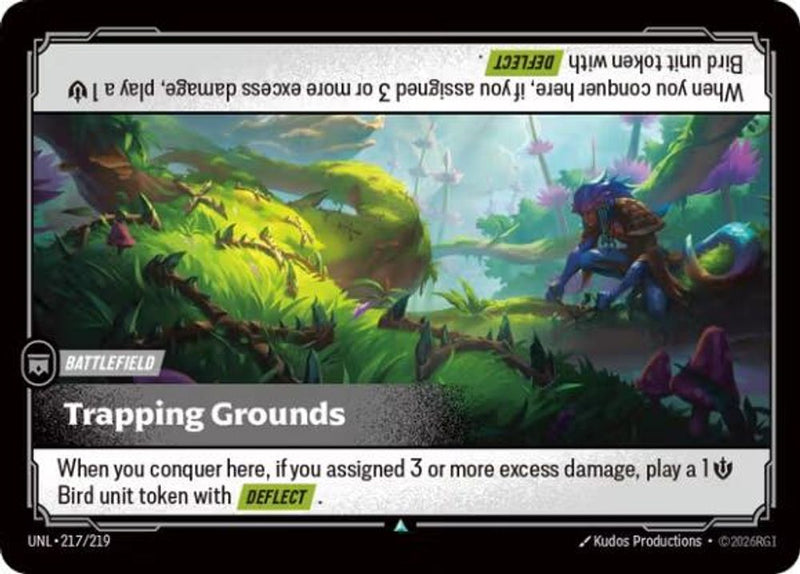 Trapping Grounds (217/219) - [Unleashed Foil] (Riftbound TCG)