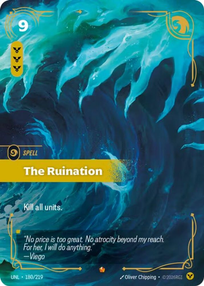 The Ruination (180/219) - [Unleashed Foil] (Riftbound TCG)