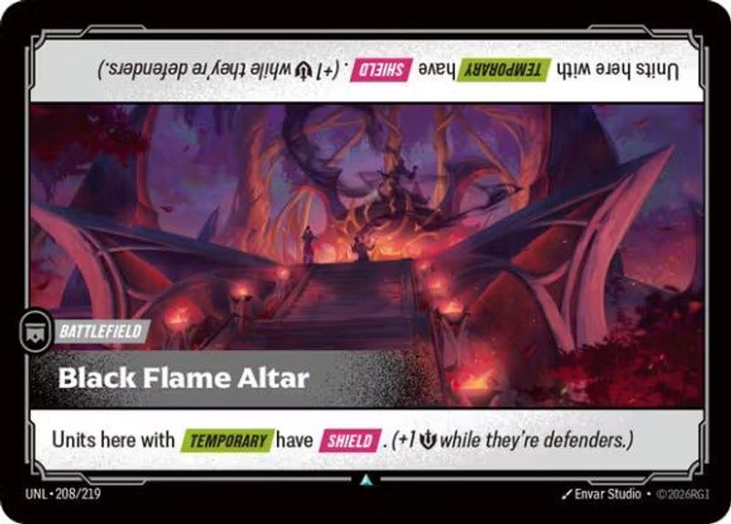 Black Flame Altar (208/219) - [Unleashed ] (Riftbound TCG)