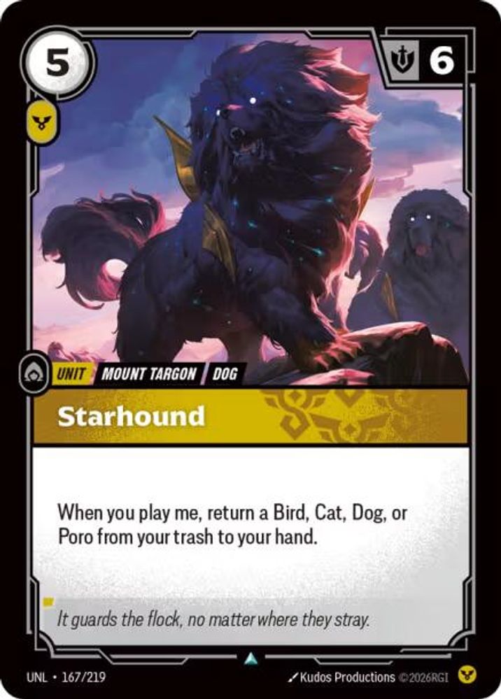 Starhound (167/219) - [Unleashed Foil] (Riftbound TCG)
