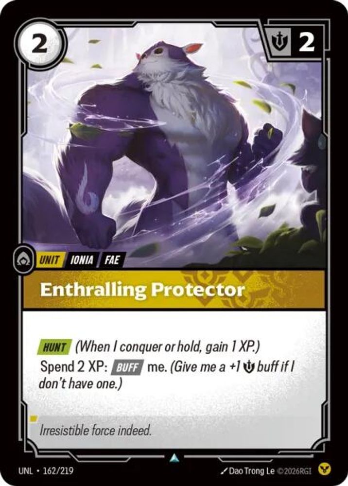Enthralling Protector (162/219) - [Unleashed ] (Riftbound TCG)