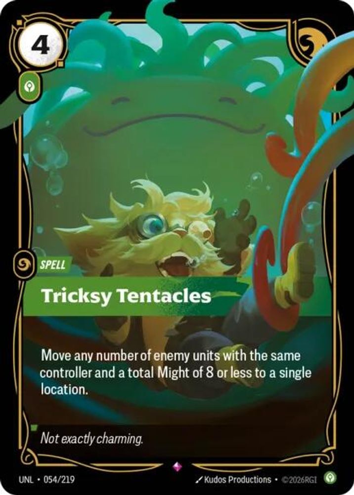 Tricksy Tentacles (054/219) - [Unleashed Foil] (Riftbound TCG)