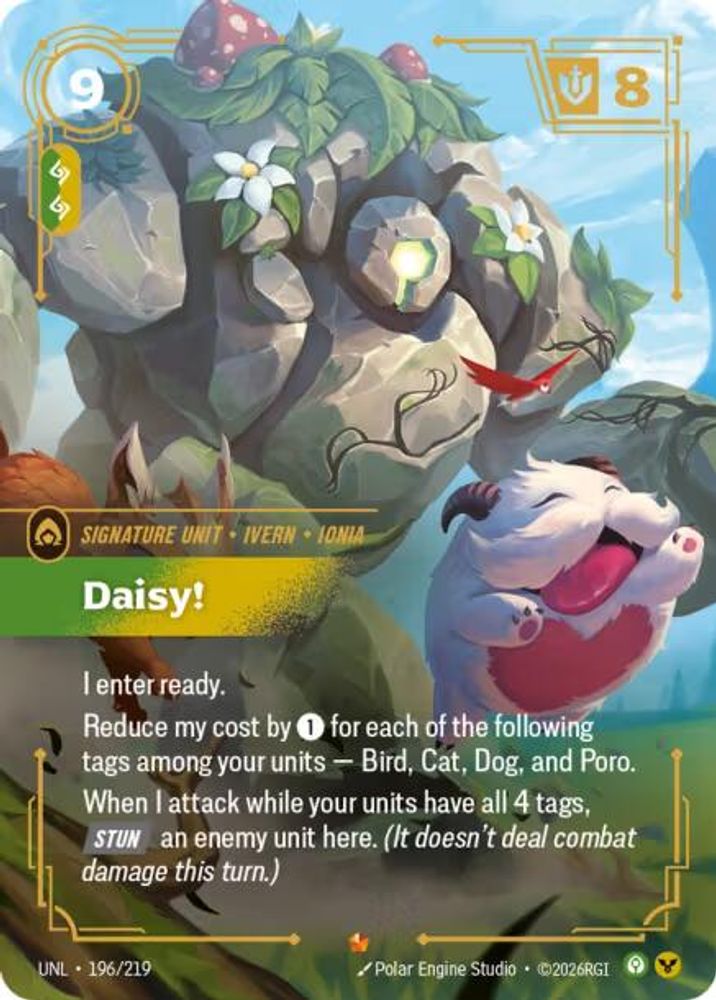 Daisy! (196/219) - [Unleashed Foil] (Riftbound TCG)