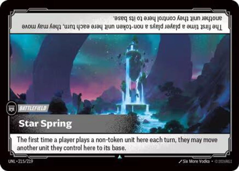 Star Spring (215/219) - [Unleashed Foil] (Riftbound TCG)