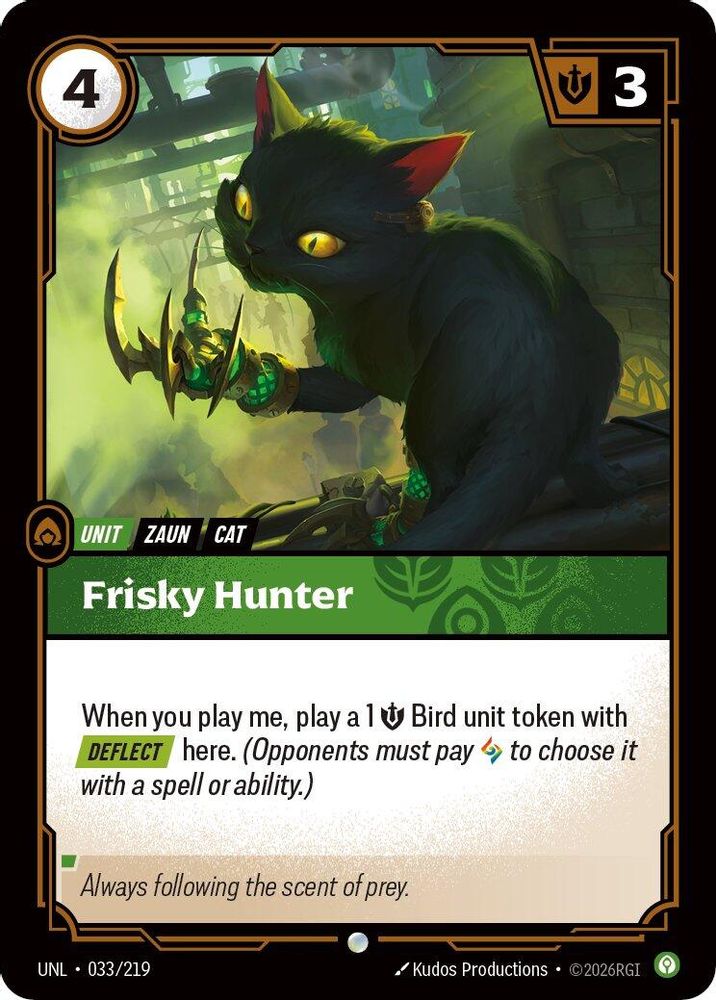 Frisky Hunter (033/219) - [Unleashed Foil] (Riftbound TCG)