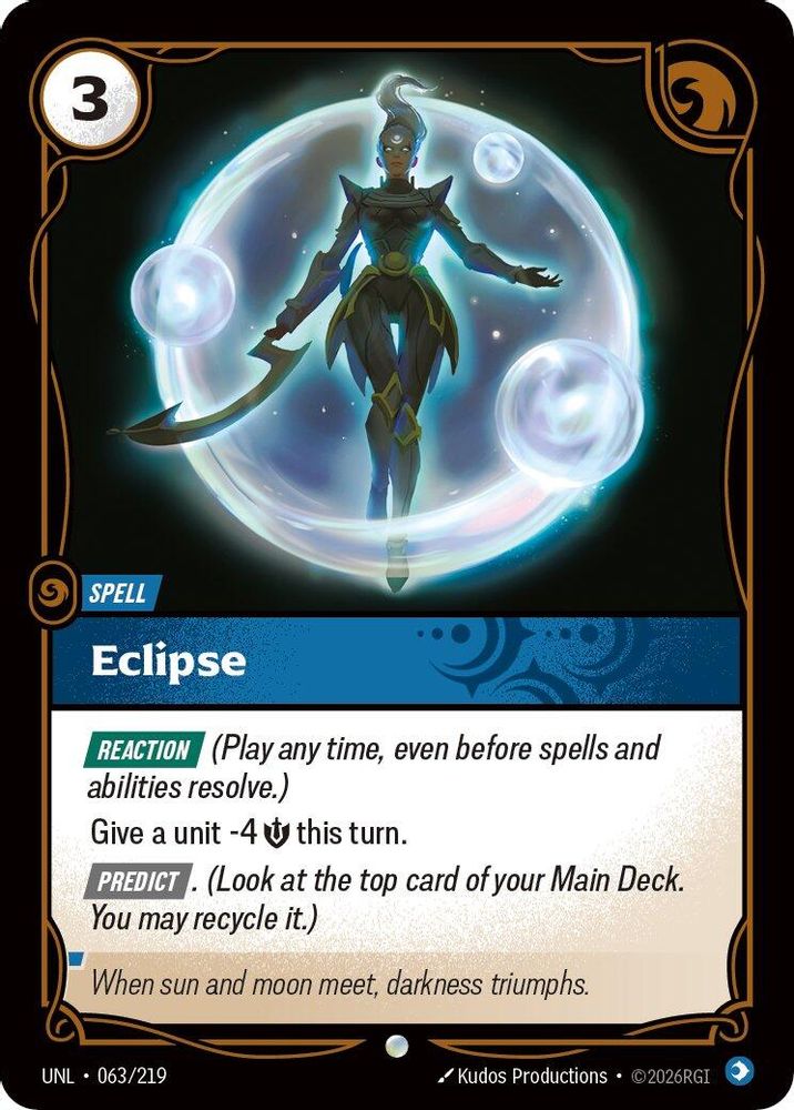 Eclipse (063/219) - [Unleashed ] (Riftbound TCG)