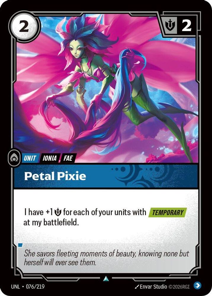 Petal Pixie (076/219) - [Unleashed ] (Riftbound TCG)