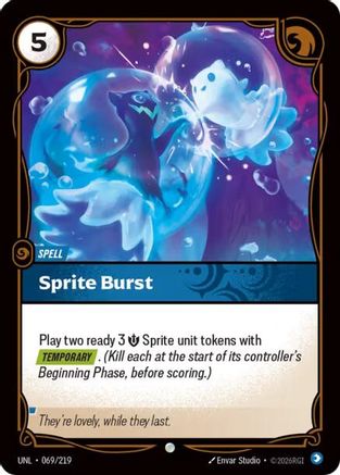 Sprite Burst (069/219) - Unleashed  (Riftbound TCG)