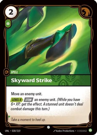 Skyward Strike (038/219) - Unleashed Foil (Riftbound TCG)