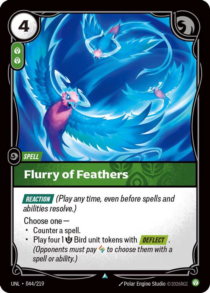 Flurry of Feathers (044/219) - [Unleashed ] (Riftbound TCG)