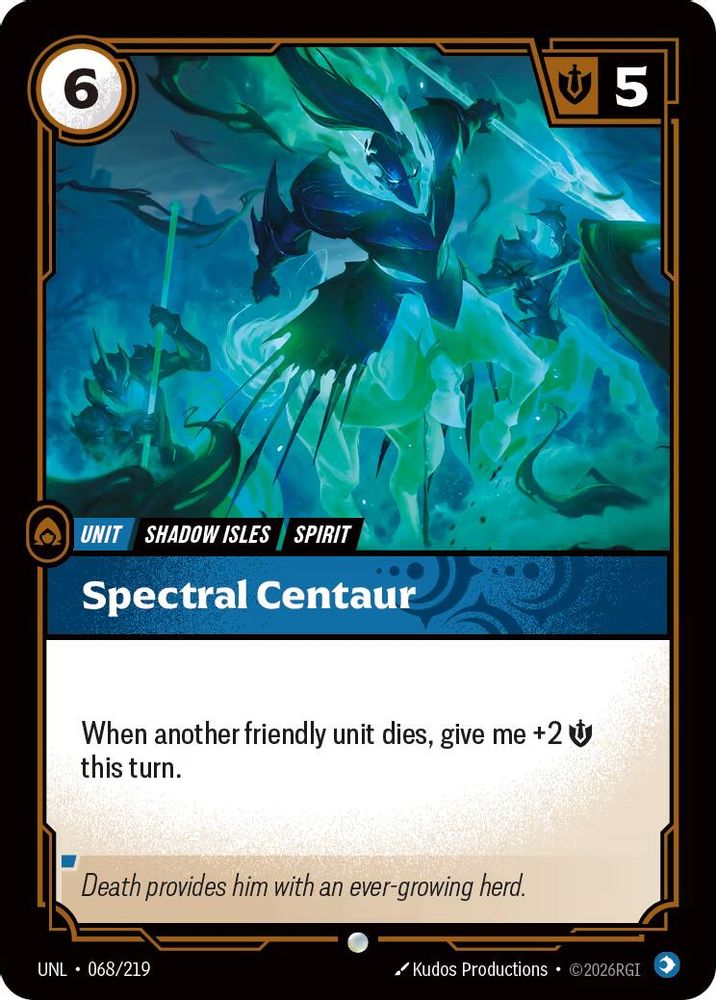 Spectral Centaur (068/219) - [Unleashed ] (Riftbound TCG)