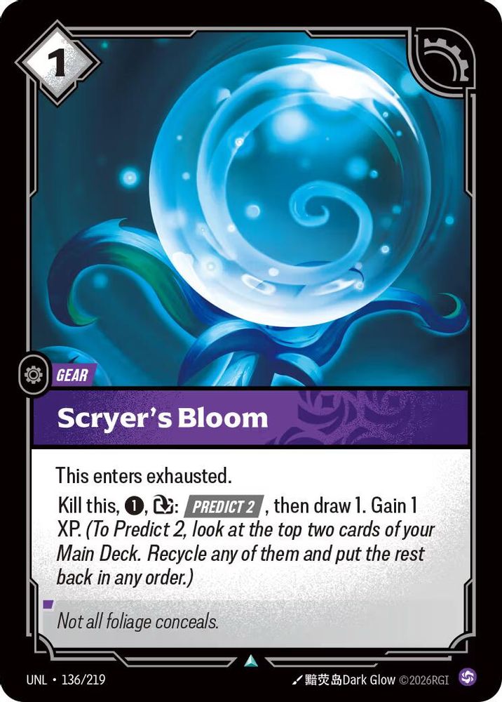 Scryer's Bloom (136/219) - [Unleashed ] (Riftbound TCG)