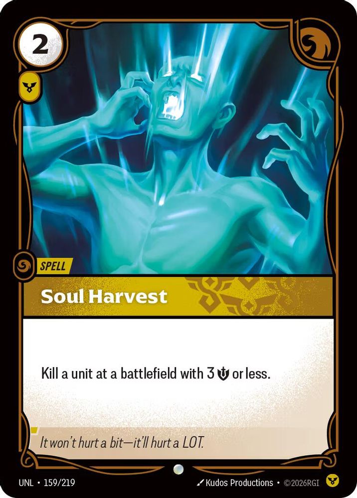 Soul Harvest (159/219) - [Unleashed ] (Riftbound TCG)