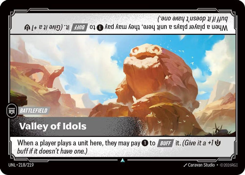 Valley of Idols (218/219) - [Unleashed Foil] (Riftbound TCG)