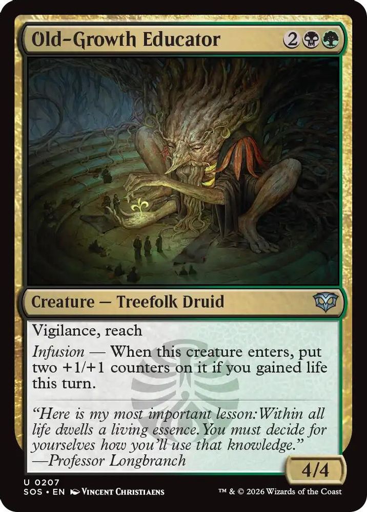 Old-Growth Educator (SOS-207) - Secrets of Strixhaven Foil