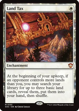 Land Tax (SOC-153) - Commander: Secrets of Strixhaven