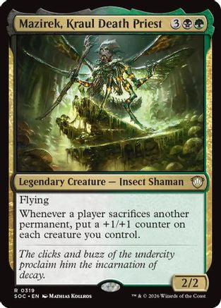 Mazirek, Kraul Death Priest (SOC-319) - Commander: Secrets of Strixhaven