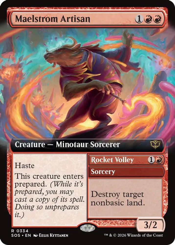 Maelstrom Artisan (Extended Art) (SOS-334) - Secrets of Strixhaven Foil