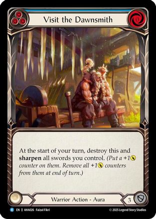 Visit The Dawnsmith (Blue) (AHA026) - Armory Deck Origins: Hala
