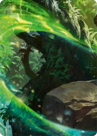 Heart of Fyendal Art Card (Bottom Left) - Compendium of Rathe - Antiquity Pack Rainbow Foil