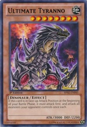 Ultimate Tyranno [BP02-EN045] Rare