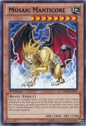 Mosaic Manticore [BP02-EN073] Rare