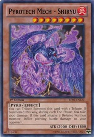 Pyrotech Mech - Shiryu [BP02-EN122] Rare