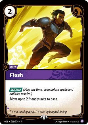 Flash (011/024) - Riftbound Organized Play Promotional Cards  (Riftbound TCG)