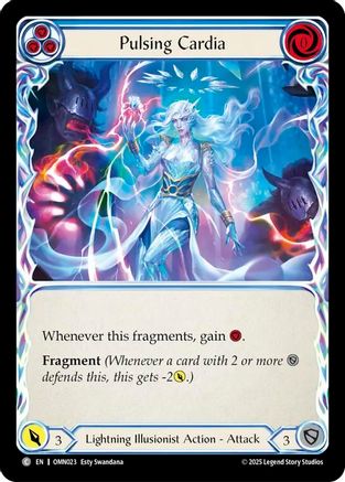 Pulsing Cardia (Blue) (OMN023) - Omens of the Third Age