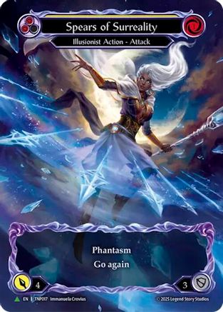 Spears of Surreality (Yellow) (Marvel) - TNP017 (TNP017) - Flesh and Blood: Promo Cards Rainbow Foil