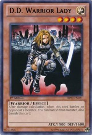 D.D. Warrior Lady [BP02-EN021] Rare