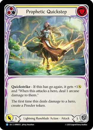 Prophetic Quickstep (OMN055) - Omens of the Third Age Rainbow Foil