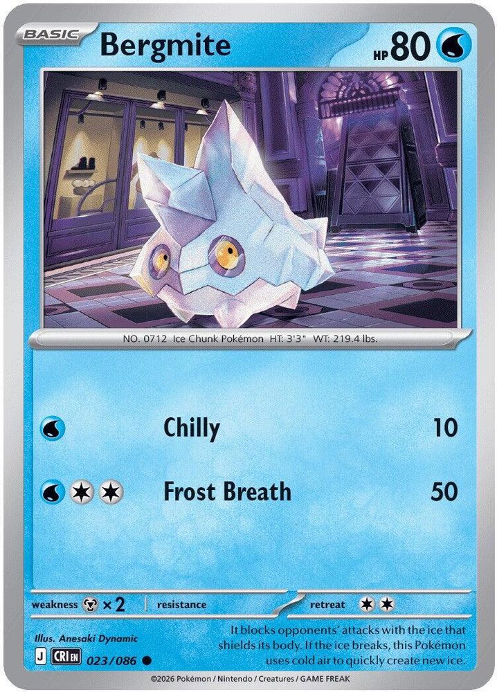 Bergmite 023  ME04 Chaos Rising - Common