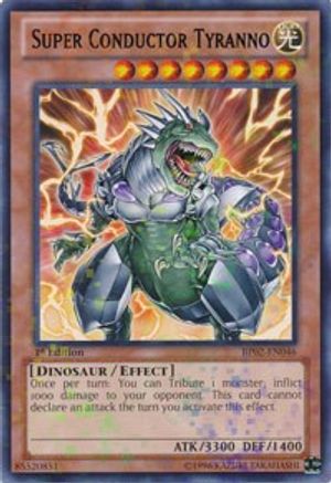 Super Conductor Tyranno [BP02-EN046] Mosaic Rare