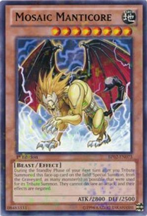 Mosaic Manticore [BP02-EN073] Mosaic Rare