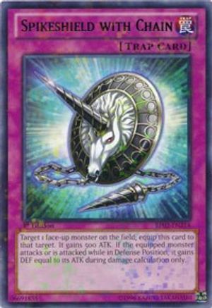 Spikeshield with Chain [BP02-EN214] Mosaic Rare