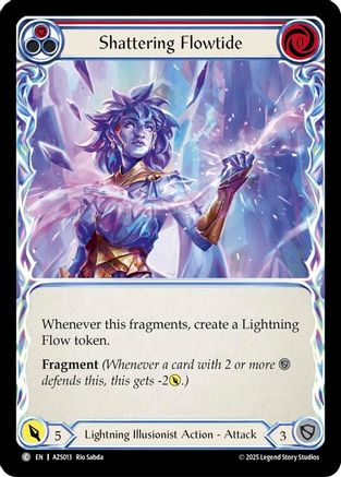 Shattering Flowtide (Red) (AZS013) - Armory Deck: Zyggy