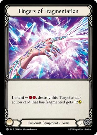 Fingers Of Fragmentation (OMN039) - Omens of the Third Age Rainbow Foil