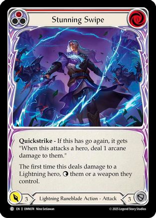 Stunning Swipe (Red) (OMN074) - Omens of the Third Age
