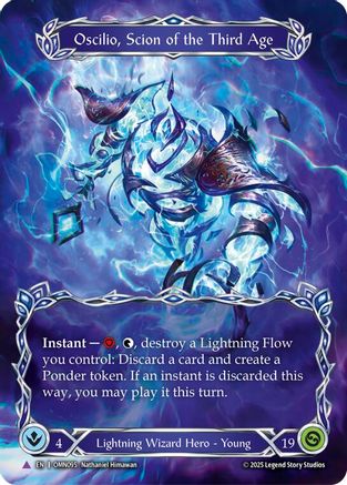 Oscilio Scion Of The Third Age (Marvel) (OMN095) - Omens of the Third Age Cold Foil