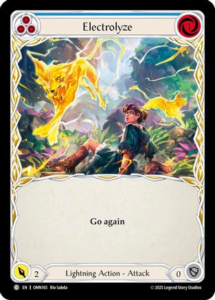 Electrolyze (Blue) (OMN165) - Omens of the Third Age Rainbow Foil