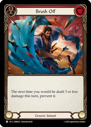 Brush Off (Red) (OMN222) - Omens of the Third Age