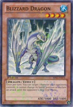 Blizzard Dragon [BP02-EN075] Mosaic Rare